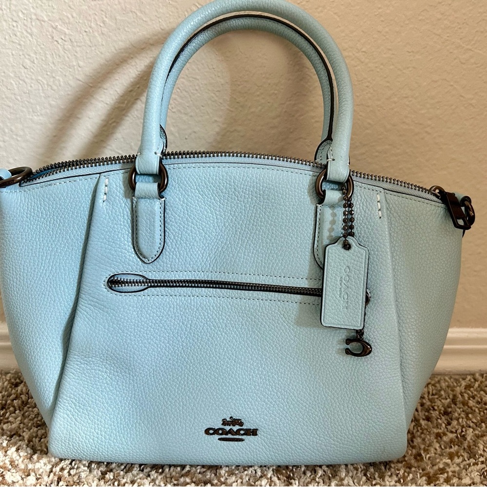 Perfect baby blue Coach purse